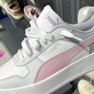 Tênis Puma Soft Rosa & Cinza